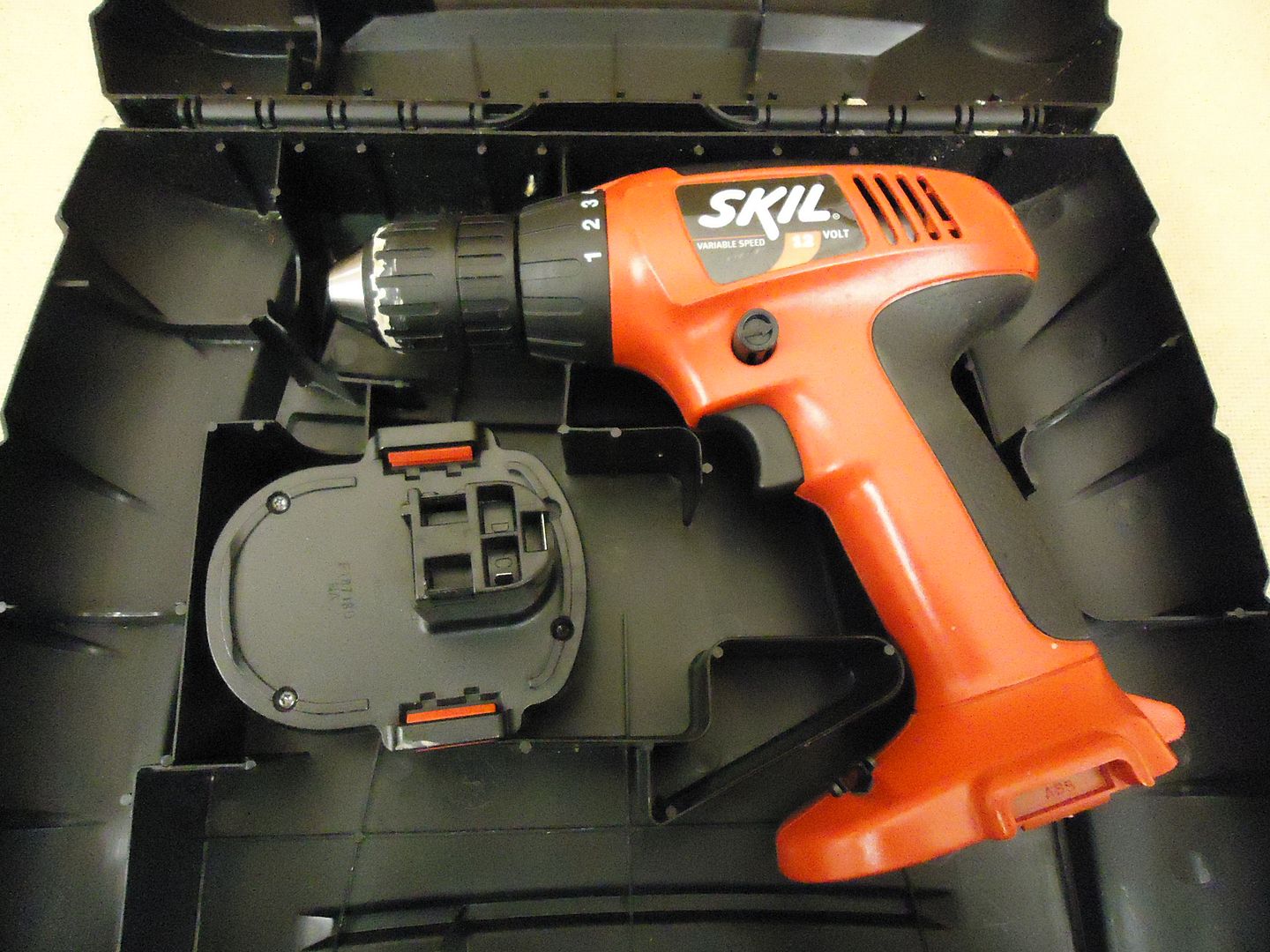 Skil Cordless Drill Red/Black 2468 12V eBay